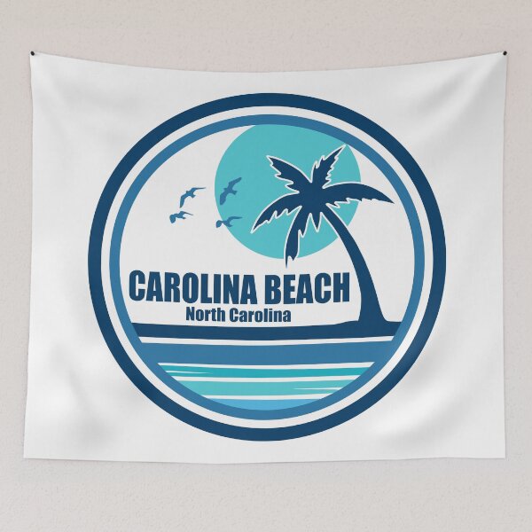 Item preview, Carolina Beach North Carolina Palm Tree Birds designed and sold by Esskay Designs.