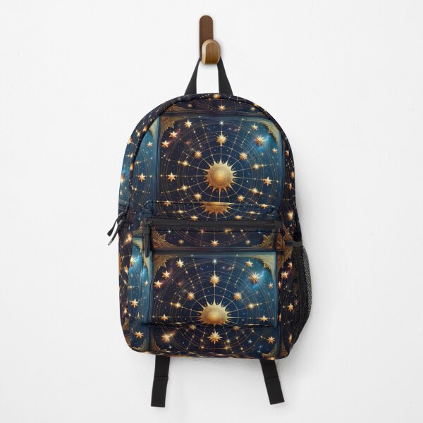 Item preview, Celestial Design with Radiant Sun and Golden Stars designed and sold by RaiyaTees.