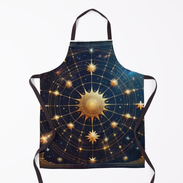 Item preview, Celestial Design with Radiant Sun and Golden Stars designed and sold by RaiyaTees.