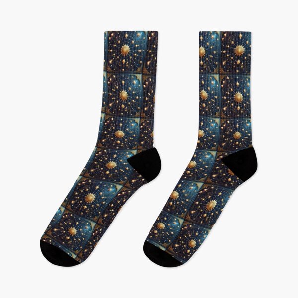 Item preview, Celestial Design with Radiant Sun and Golden Stars designed and sold by RaiyaTees.
