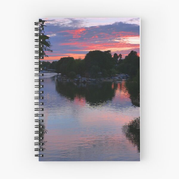Item preview, Weybridge Surrey – Sunset Over the River Thames designed and sold by ThatSurreyLife.