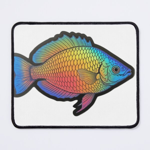 Item preview, rainbow fish designed and sold by StickersRyous.