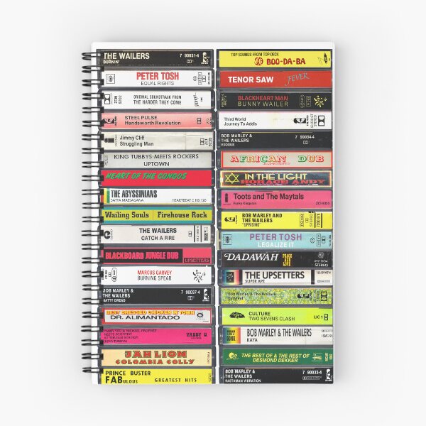 Item preview, Greatest Reggae Albums of All Time - Reggae Music - Vintage Cassette Print designed and sold by Mr Mustard Prints.