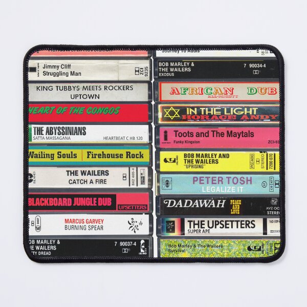 Item preview, Greatest Reggae Albums of All Time - Reggae Music - Vintage Cassette Print designed and sold by Mr Mustard Prints.