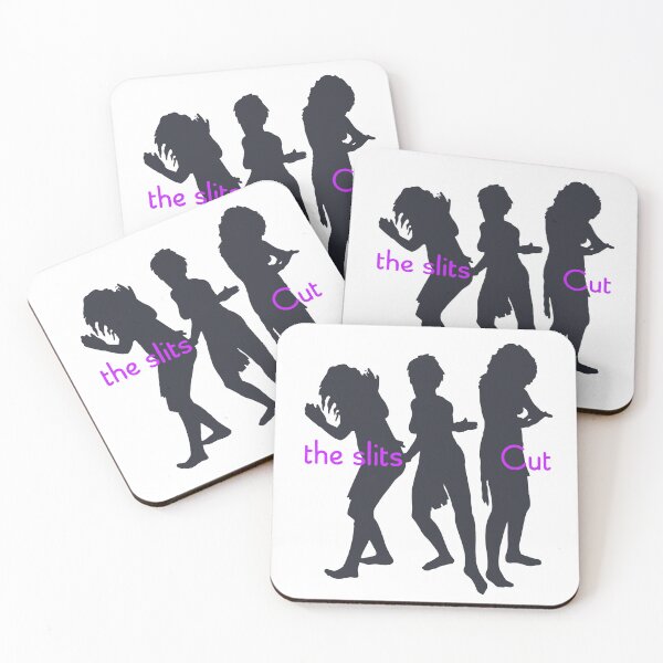 Item preview, The Slits - Cut - silhouettes of the band from the classic post-punk album photo session designed and sold by geetarv.