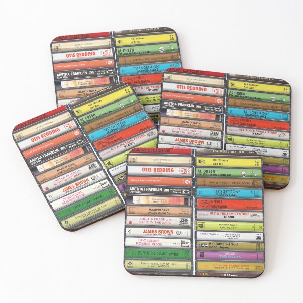 Item preview, Greatest Soul Music of All Time - Soul Albums Cassette Print designed and sold by Mr Mustard Prints.