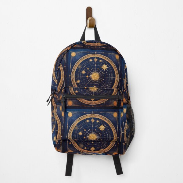 Item preview, Celestial Orbital Design with Golden Stars and Sun designed and sold by RaiyaTees.