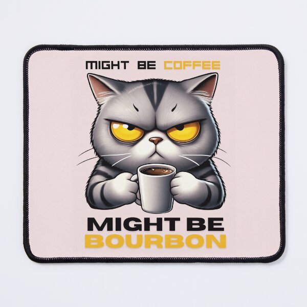 Item preview, Might Be Coffee Might Be Bourbon Coffee Lovers designed and sold by ManiaGrania.
