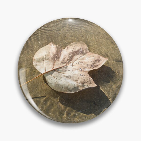 Item preview, Floating Tulip Tree Leaf with Cool Optical Effects designed and sold by Georgia Mizuleva.