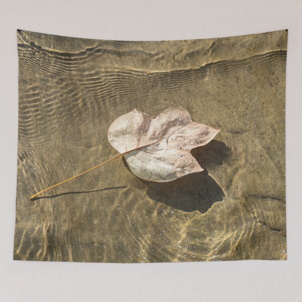 Item preview, Floating Tulip Tree Leaf with Cool Optical Effects designed and sold by Georgia Mizuleva.