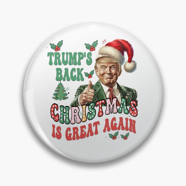 Aperçu de l'œuvre Le retour de Trump Noël est à nouveau génial Drôle de Noël de Trump créée et vendue par ZANNIX.