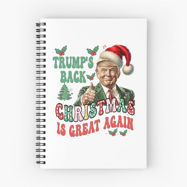Item preview, Trump's Back Christmas is Great Again Funny Trump Christmas designed and sold by ZANNIX.