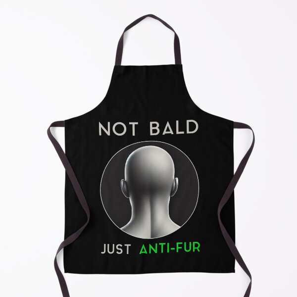 Item preview, Not Bald, Just Anti-fur designed and sold by Me-Meme.