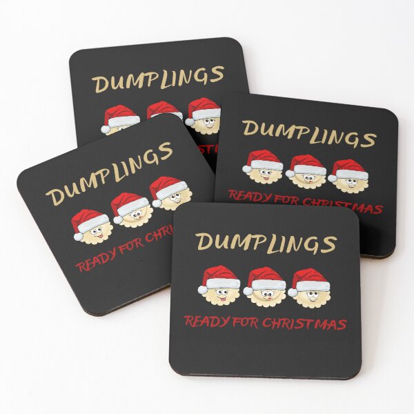 Item preview, Dumplings Ready For Christmas Happy Dumplings designed and sold by Maggie Mustard.
