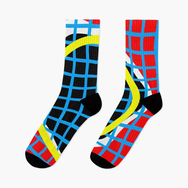 Item preview, 80s grid work designed and sold by Fuzzdandy Designs.