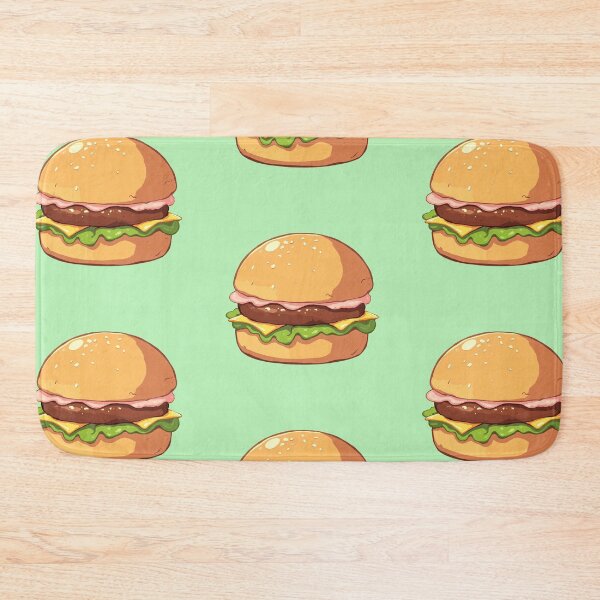 Item preview, Kawaii Burger Delight  Minty Marvel designed and sold by MadeByHaresShop.