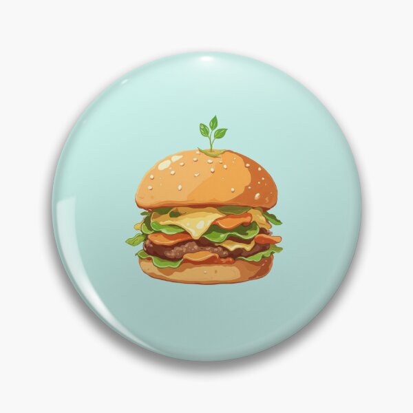 Item preview, Kawaii Veggie Burger Bliss designed and sold by MadeByHaresShop.