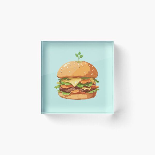 Item preview, Kawaii Veggie Burger Bliss designed and sold by MadeByHaresShop.