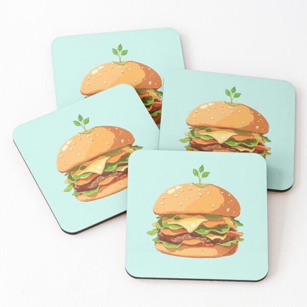 Item preview, Kawaii Veggie Burger Bliss designed and sold by MadeByHaresShop.