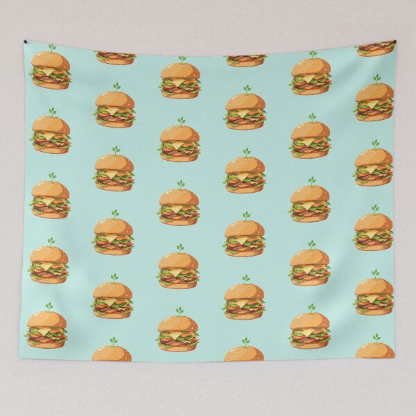 Item preview, Kawaii Veggie Burger Bliss designed and sold by MadeByHaresShop.