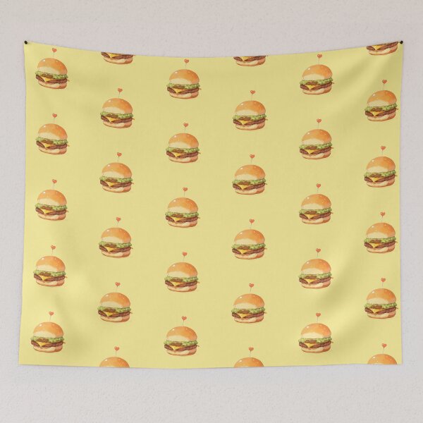 Item preview, Kawaii Slider Delight Tiny Burger Heart designed and sold by MadeByHaresShop.
