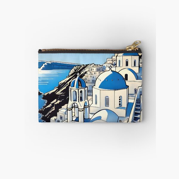 Item preview, A Blue Santorini is a Dream Come True designed and sold by unrealartwork.