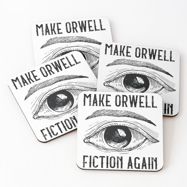 Item preview, Make Orwell Fiction Again designed and sold by Otherworld-Shop.