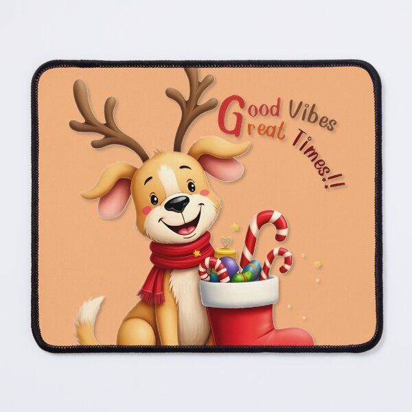 Item preview, Little puppy at Christmas and a nice message designed and sold by kankan22.