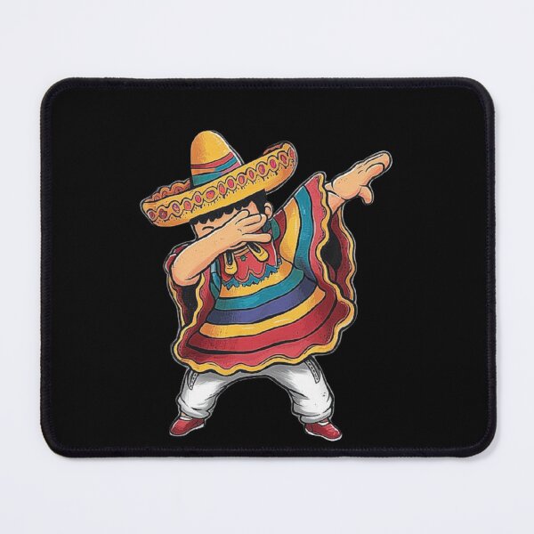 Item preview, Mexican Dab Cartoon Design - Fun Sombrero and Poncho Art designed and sold by love3617.