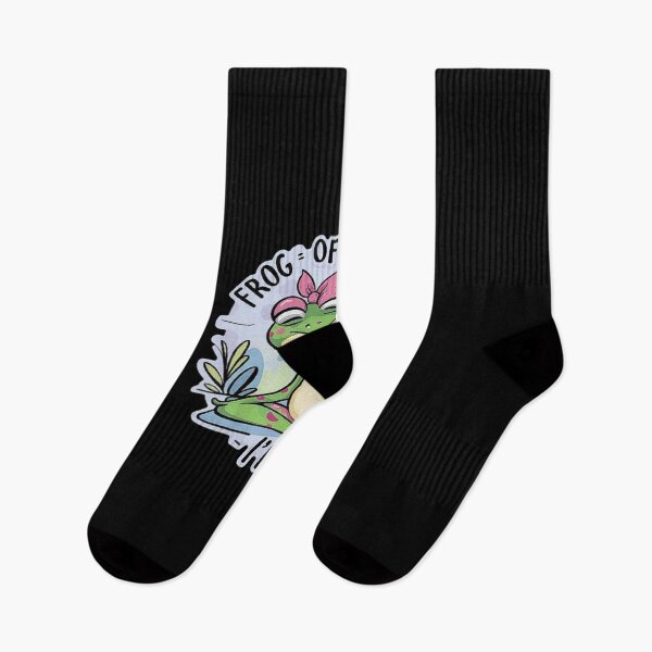 Item preview, Cute Yoga Frog Illustration - Relaxation and Nature-Inspired Art designed and sold by love3617.