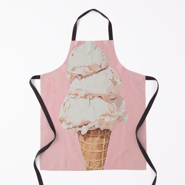 Item preview, Ice Cream Scoop Pink Preppy designed and sold by ArtHouseNiklas.