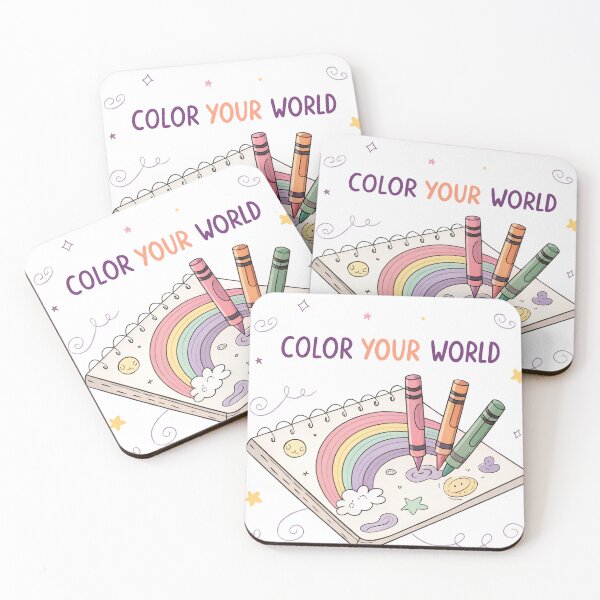 Item preview, crayons, rainbow, sketchbook designed and sold by DiNata.