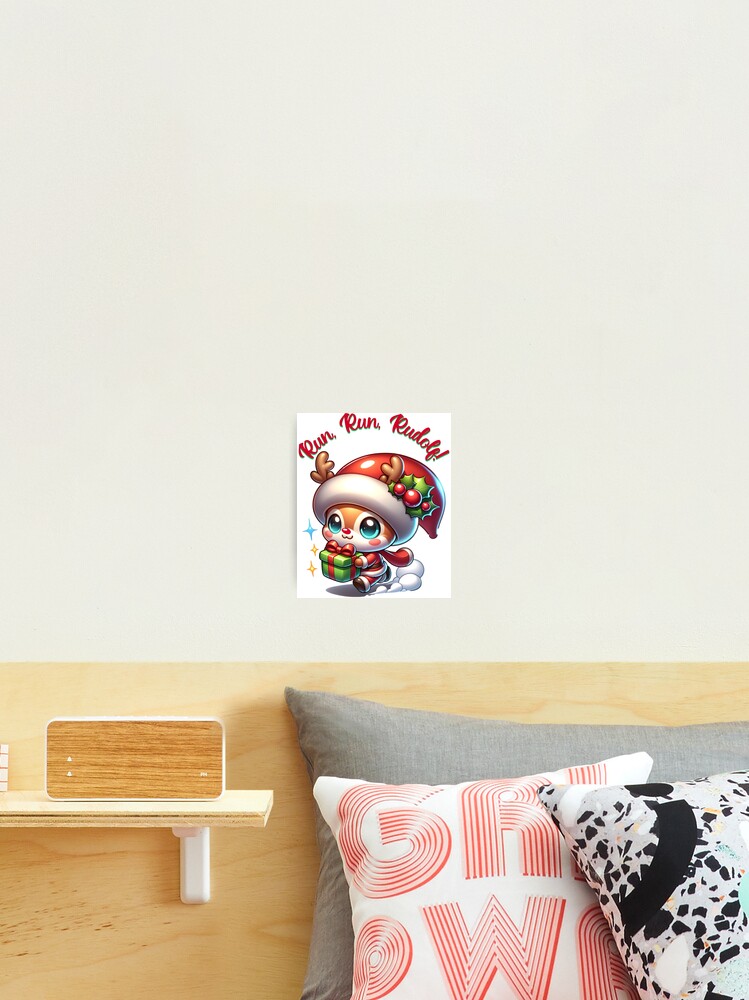Thumbnail 2 of 3, Photographic Print, Run, Run, Rudolf! designed and sold by InkdGraphix.