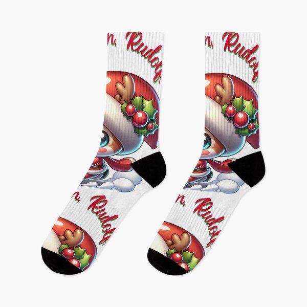 Artikelvorschau, Lauf, lauf, Rudolf! entworfen und verkauft von InkdGraphix.