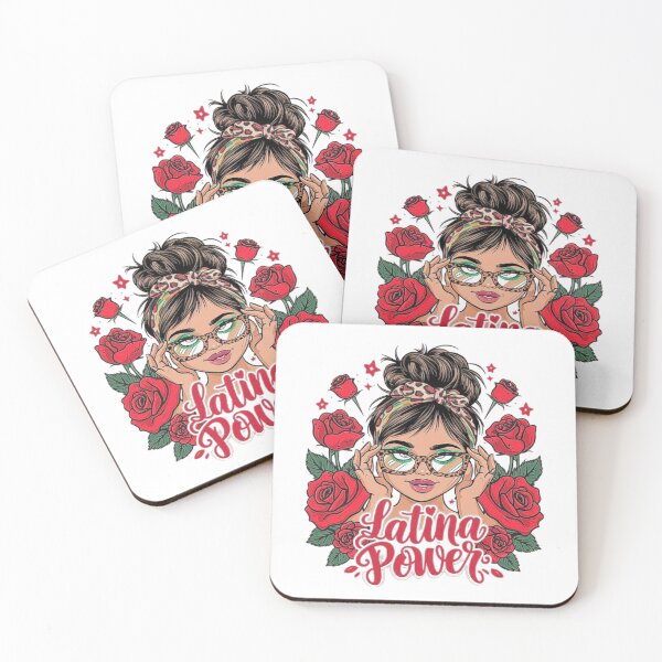 Item preview, Empowering Latina Art - Bold Roses and Feminine Strength Design designed and sold by love3617.