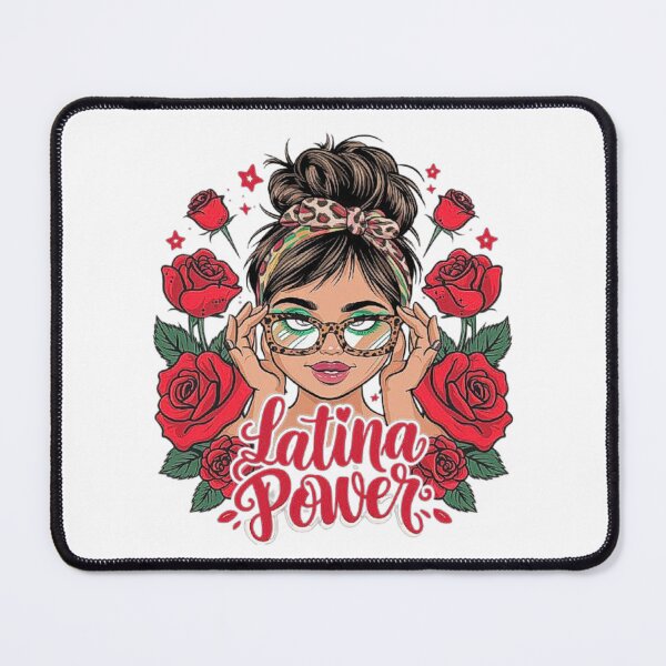Item preview, Empowering Latina Art - Bold Roses and Feminine Strength Design designed and sold by love3617.