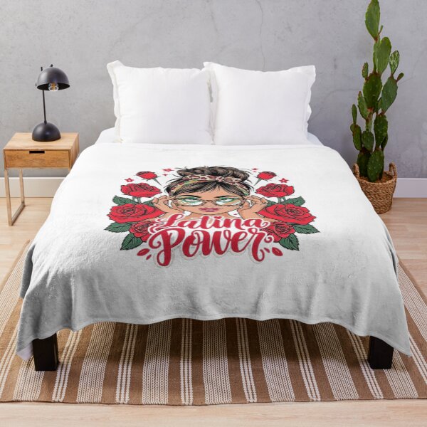 Item preview, Empowering Latina Art - Bold Roses and Feminine Strength Design designed and sold by love3617.