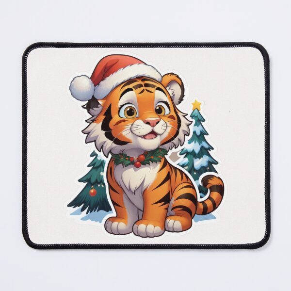 Item preview, Christmas Cartoon Tiger designed and sold by Krieghorn.