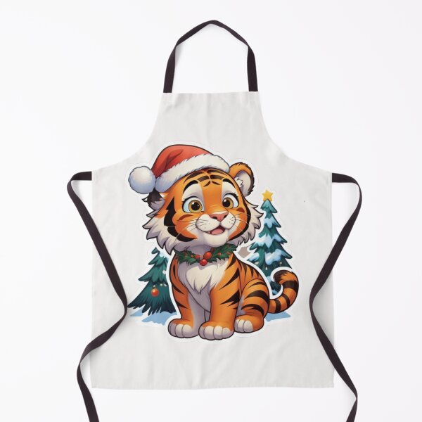 Item preview, Christmas Cartoon Tiger designed and sold by Krieghorn.