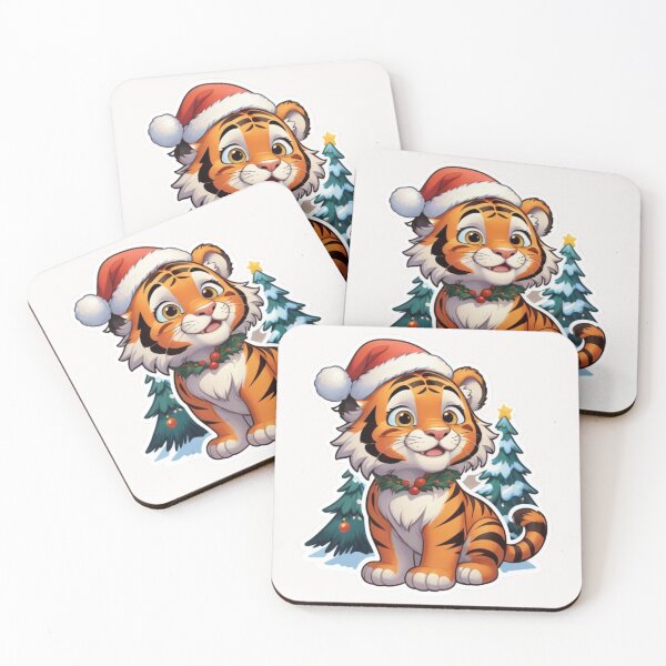 Item preview, Christmas Cartoon Tiger designed and sold by Krieghorn.