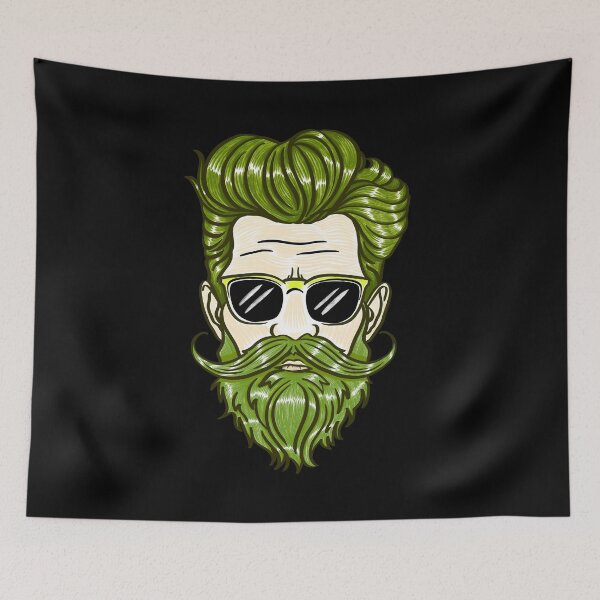 Item preview, Green breaded man designed and sold by Maryart8.
