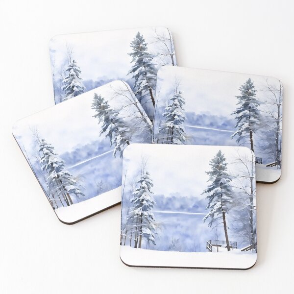 Item preview, Summer House in Winter designed and sold by RCWatercolours.