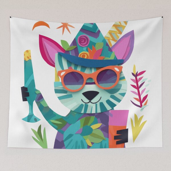 Item preview, Whimsy Cat designed and sold by amiplay.