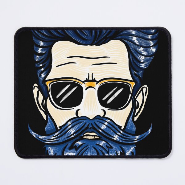 Item preview, Stylish man with blue hair designed and sold by Maryart8.