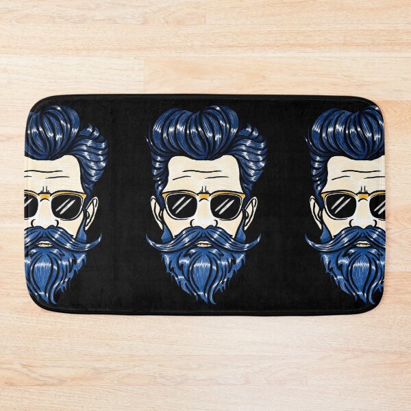 Item preview, Stylish man with blue hair designed and sold by Maryart8.