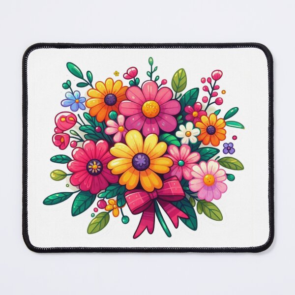 Item preview, COLOURFUL FLOWER BOUQUET designed and sold by Kalpa.