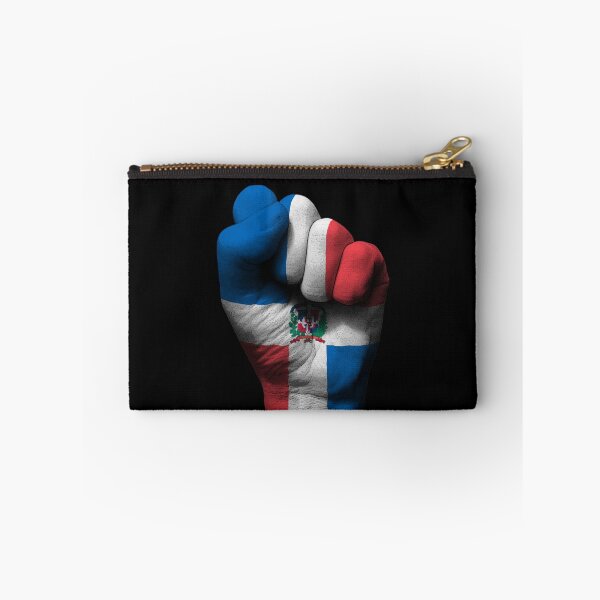 Item preview, Flag of Dominican Republic on a Raised Clenched Fist  designed and sold by JeffBartels.