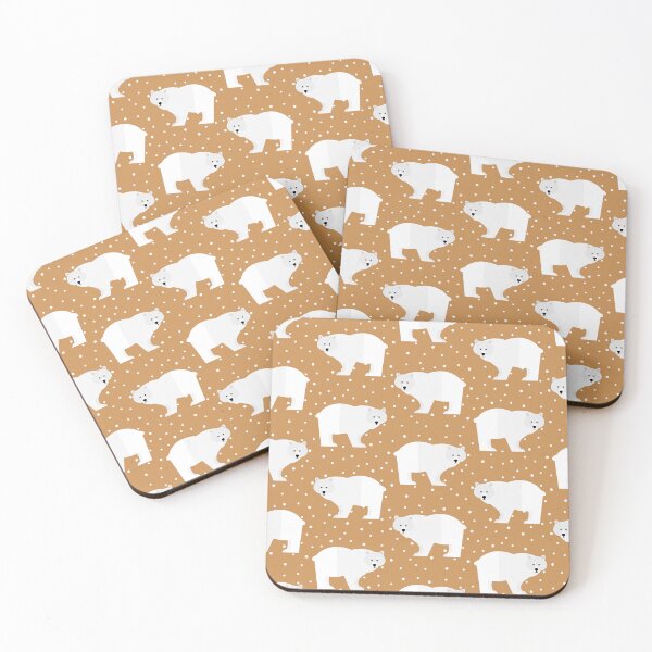 Item preview, Polar bears on brown designed and sold by reneesillus.