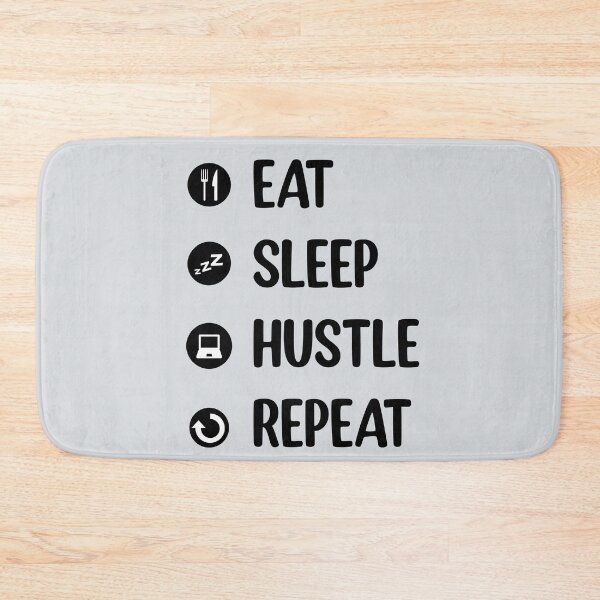 Item preview, Eat Sleep Hustle Repeat designed and sold by Fanverse Merchandise.