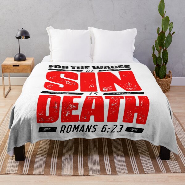 Item preview, Romans 6:23 For The Wages Of Sin Is Death designed and sold by plushism.